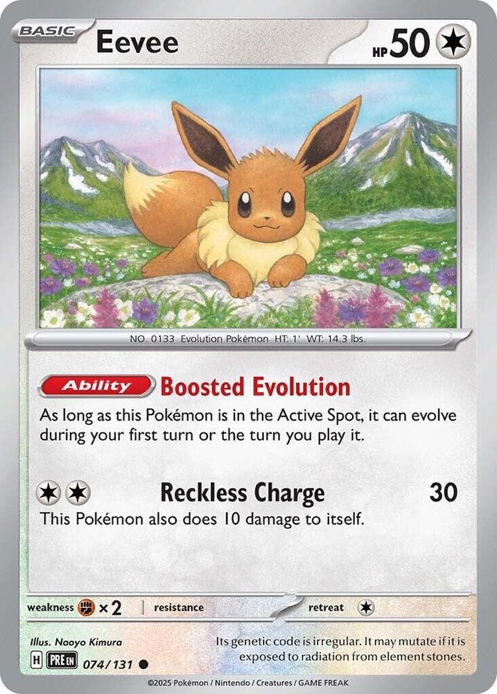 Eevee (074/131) [Scarlet & Violet: Prismatic Evolutions] | Good Games Morley