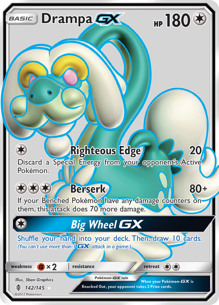 Drampa GX (142/145) [Sun & Moon: Guardians Rising] | Good Games Morley