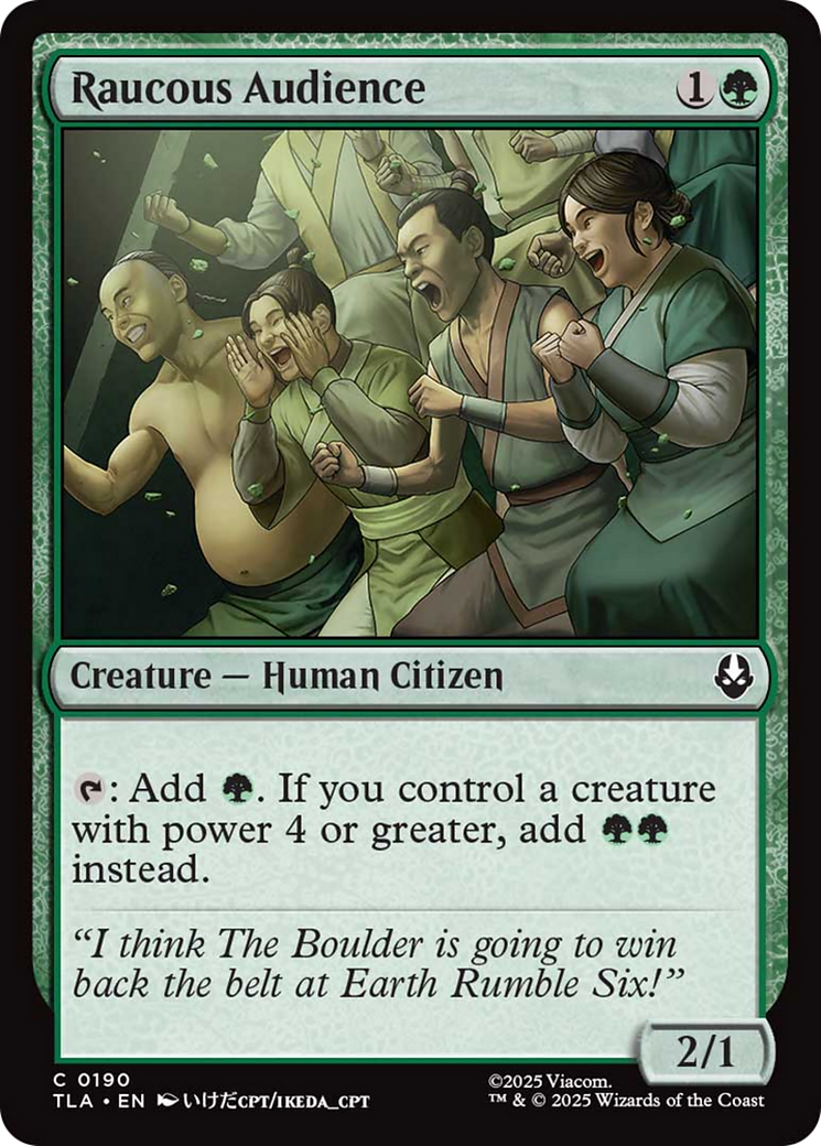 Raucous Audience [Avatar: The Last Airbender] | Good Games Morley