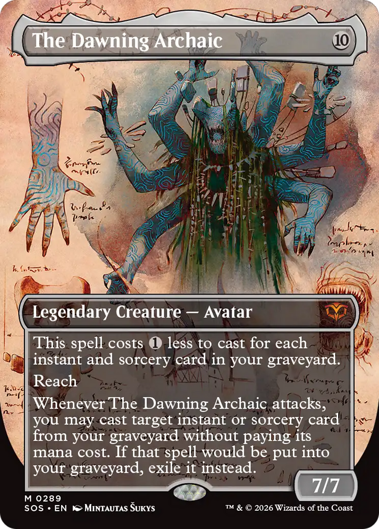 The Dawning Archaic (Borderless) [Secrets of Strixhaven] | Good Games Morley