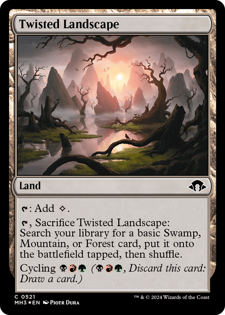 Twisted Landscape (Ripple Foil) [Modern Horizons 3] | Good Games Morley