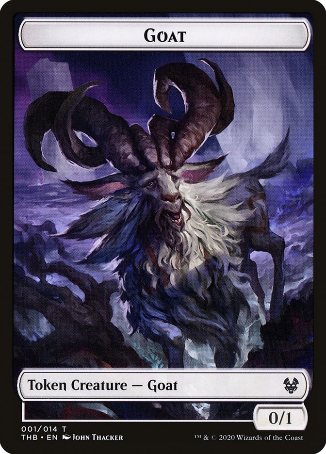 Goat Token [Theros Beyond Death Tokens] | Good Games Morley