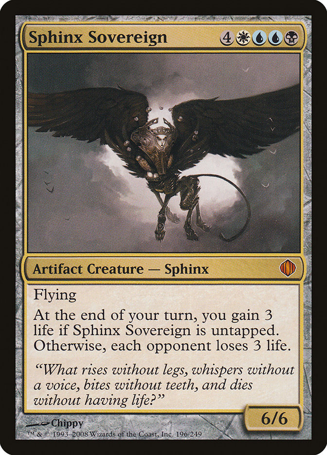 Sphinx Sovereign 196/249 (Shards of Alara)  | Good Games Morley