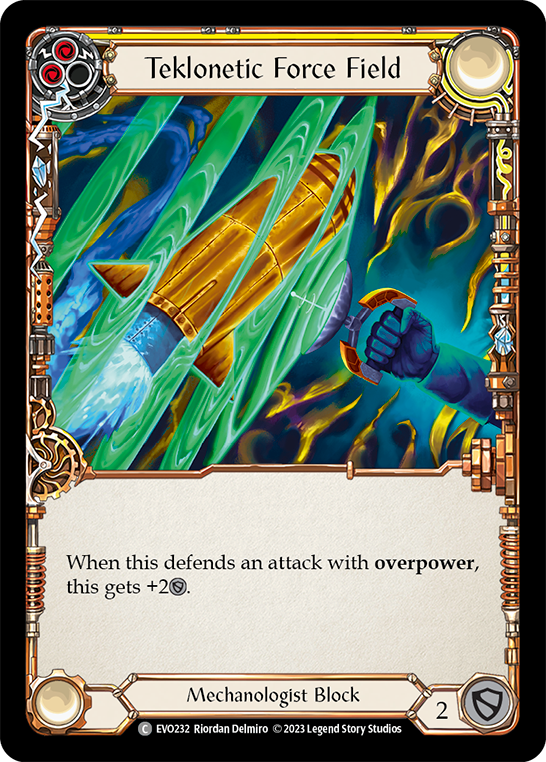 Teklonetic Force Field (Yellow) [EVO232] (Bright Lights) | Good Games Morley