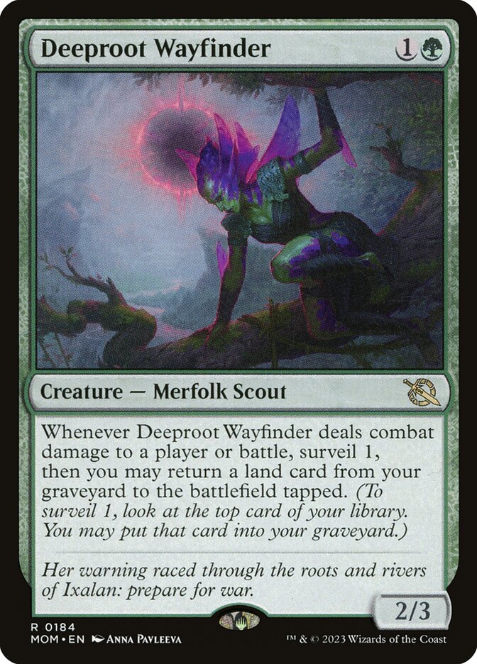 Deeproot Wayfinder 184/291 (March of the Machine)  - Foil | Good Games Morley