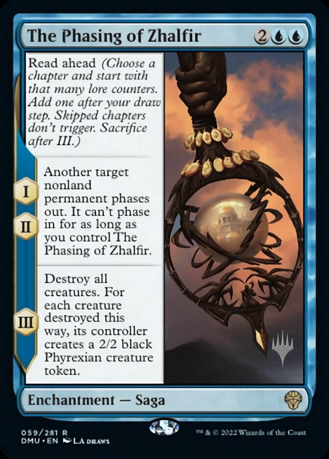 The Phasing of Zhalfir (Promo Pack) [Dominaria United Promos] | Good Games Morley