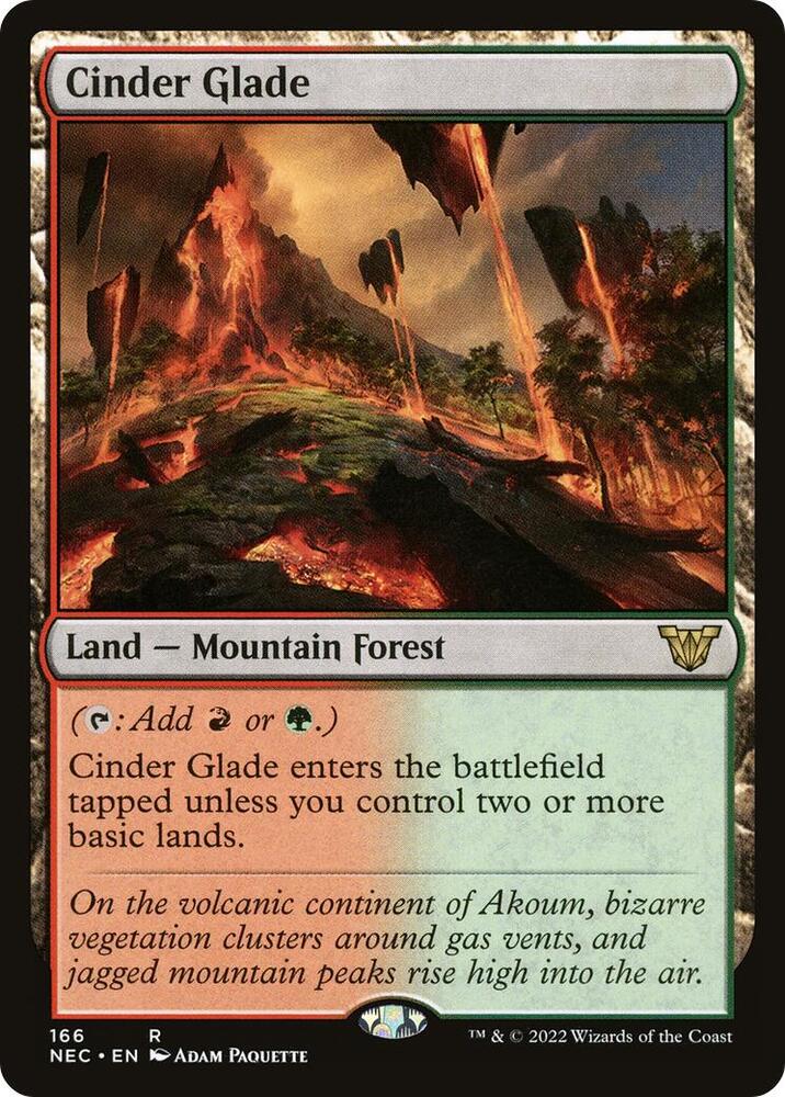 Cinder Glade 166/38 (Commander: Kamigawa: Neon Dynasty)  | Good Games Morley