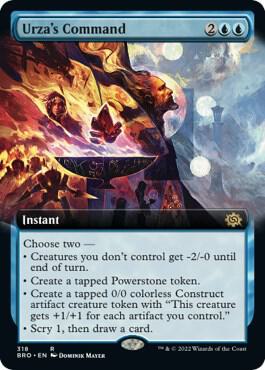 Urzas Command Extended Art 318/287 (The Brothers' War)  | Good Games Morley