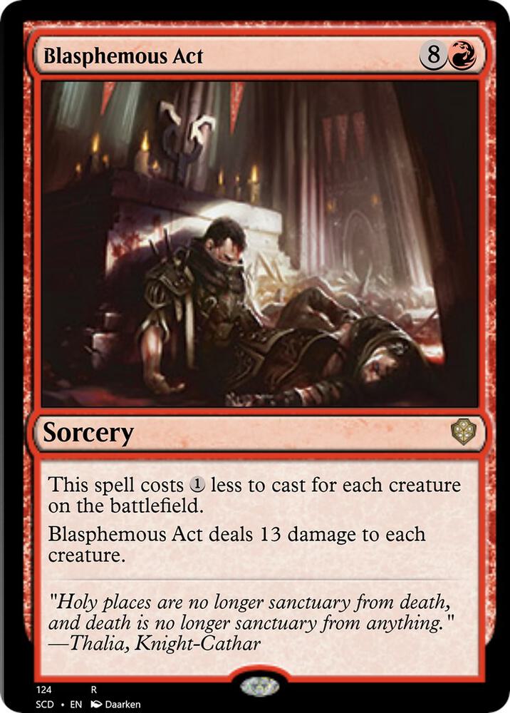 Blasphemous Act 124/352 (Starter Commander Decks)  | Good Games Morley
