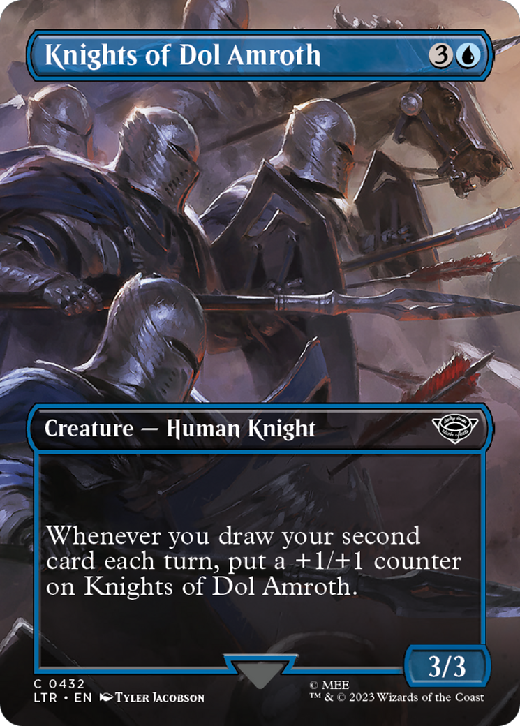 Knights of Dol Amroth (Borderless Alternate Art) [The Lord of the Rings: Tales of Middle-Earth] | Good Games Morley