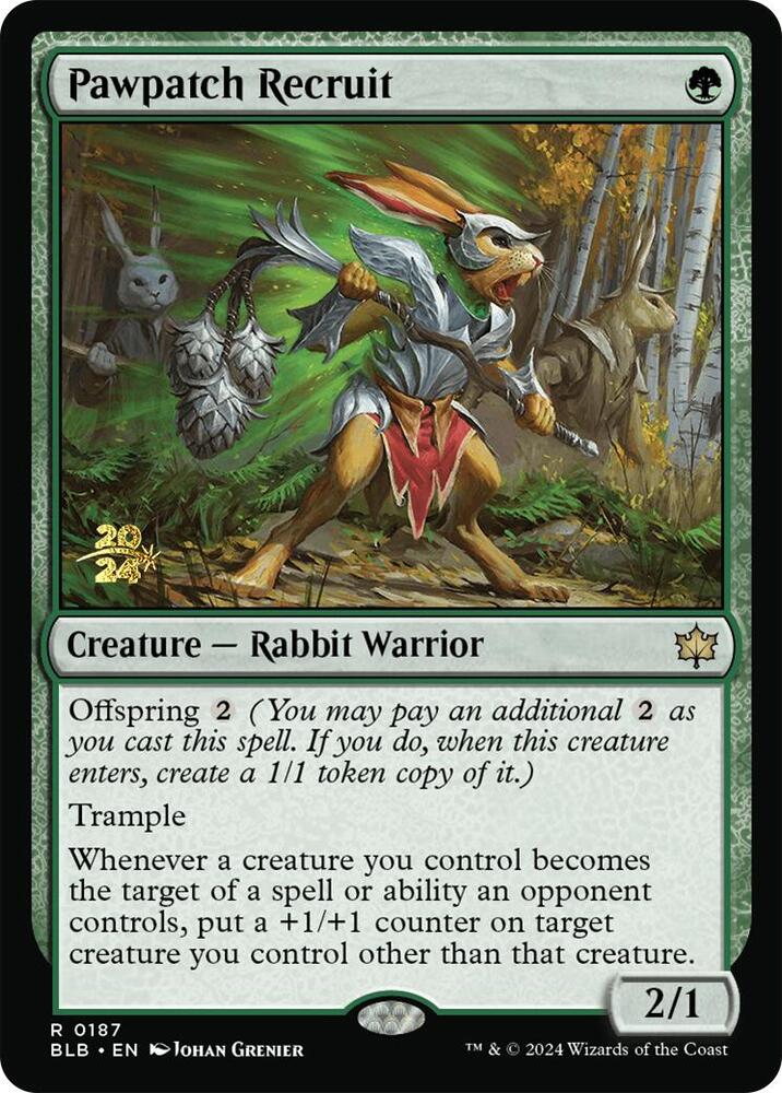 Pawpatch Recruit 187s/160 (Prerelease Cards)  - Foil | Good Games Morley