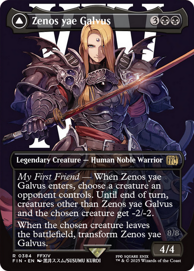 Zenos yae Galvus // Shinryu, Transcendent Rival (Borderless) [FINAL FANTASY] | Good Games Morley