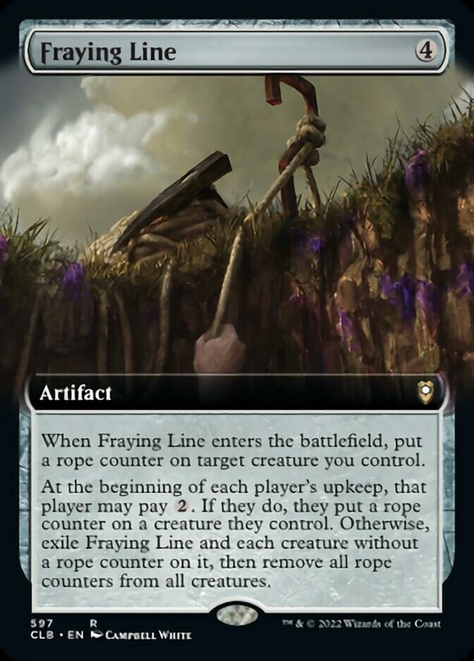 Fraying Line (Extended Art) [Commander Legends: Battle for Baldur's Gate] | Good Games Morley
