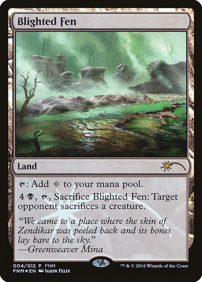 Blighted Fen 4/12 (FNM Promos)  - Foil | Good Games Morley