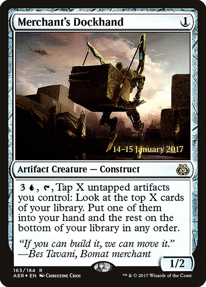 Merchant's Dockhand [Aether Revolt Prerelease Promos] | Good Games Morley