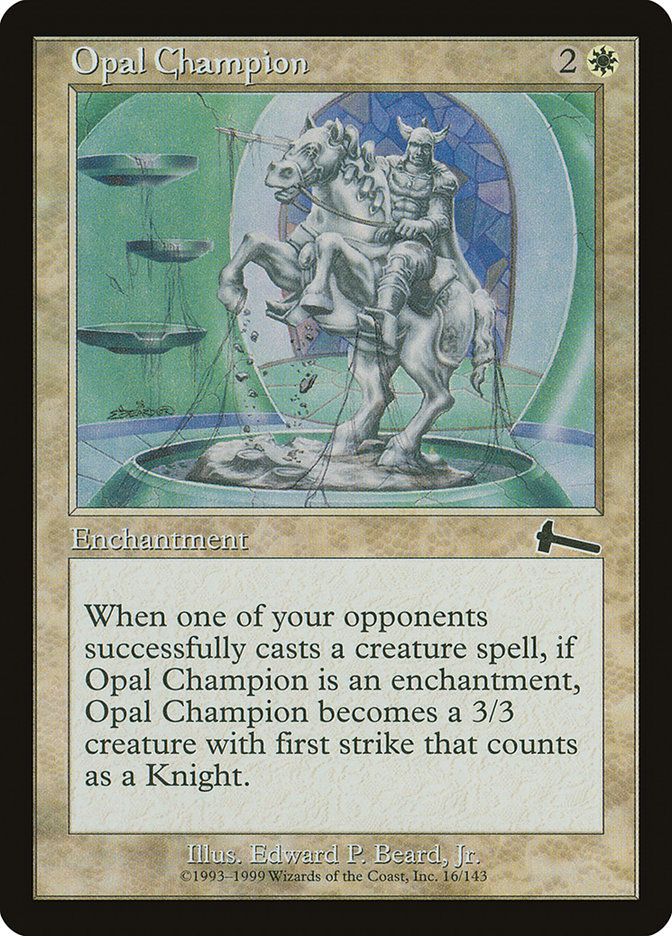 Opal Champion 16/143 (Urza's Legacy)  - Foil | Good Games Morley