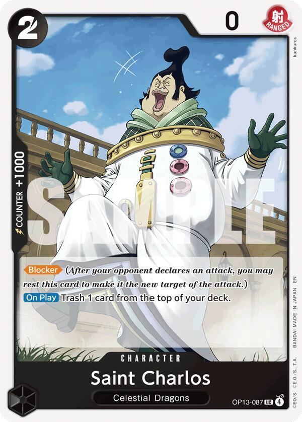 Saint Charlos OP13-087 (Carrying On His Will)  | Good Games Morley