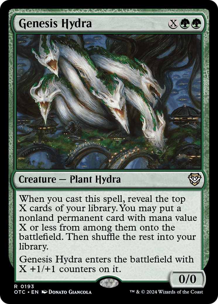 Genesis Hydra [Outlaws of Thunder Junction Commander] | Good Games Morley
