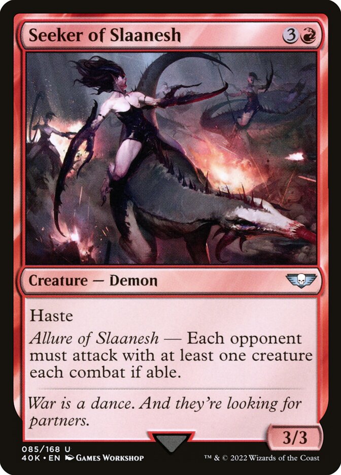 Seeker of Slaanesh 85/617 (Universes Beyond: Warhammer 40,000)  | Good Games Morley