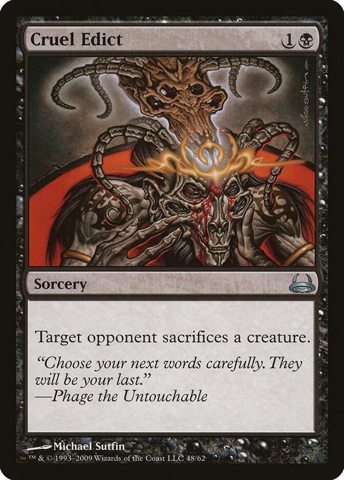 Cruel Edict 48/62 (Duel Decks: Divine vs. Demonic)  | Good Games Morley