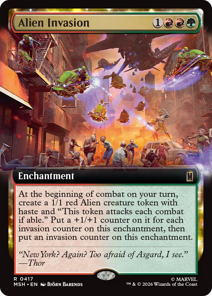Alien Invasion (Extended Art) [Marvel Super Heroes] | Good Games Morley