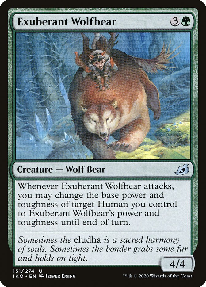 Exuberant Wolfbear [Ikoria: Lair of Behemoths] | Good Games Morley