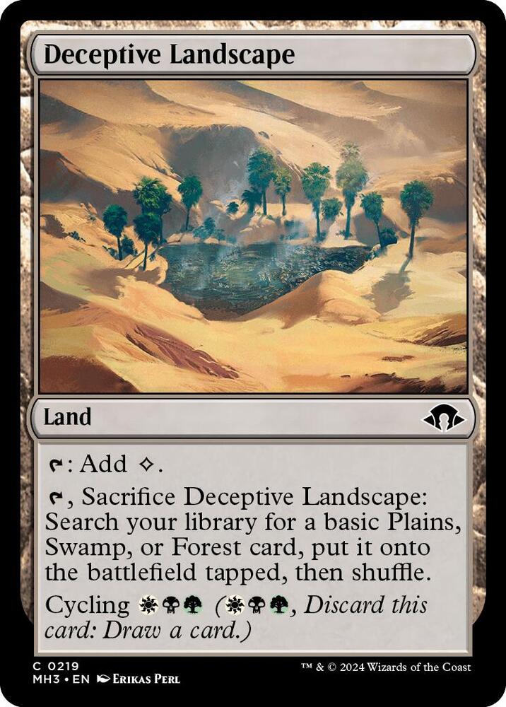 Deceptive Landscape 219/319 (Modern Horizons 3)  - Foil | Good Games Morley