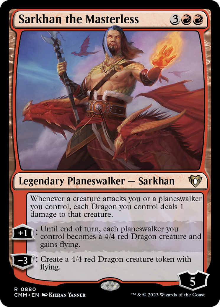 Sarkhan the Masterless [Commander Masters] | Good Games Morley