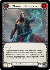 Blessing of Deliverance (Yellow) [U-WTR055] (Welcome to Rathe Unlimited)  Unlimited Rainbow Foil | Good Games Morley