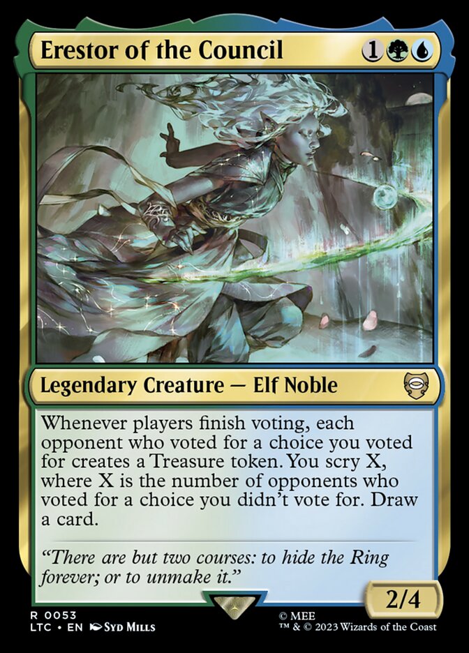 Erestor of the Council 53 (Commander: The Lord of the Rings: Tales of Middle-earth)  | Good Games Morley