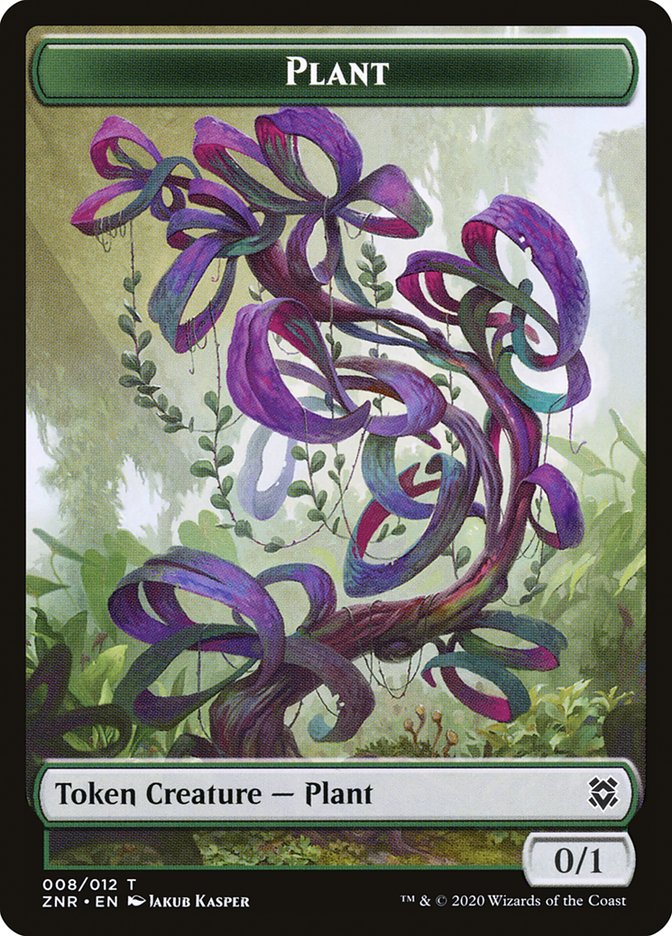 Plant Token [Zendikar Rising Tokens] | Good Games Morley