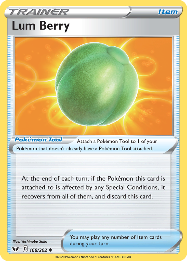 Lum Berry (168/202) [Sword & Shield: Base Set] | Good Games Morley