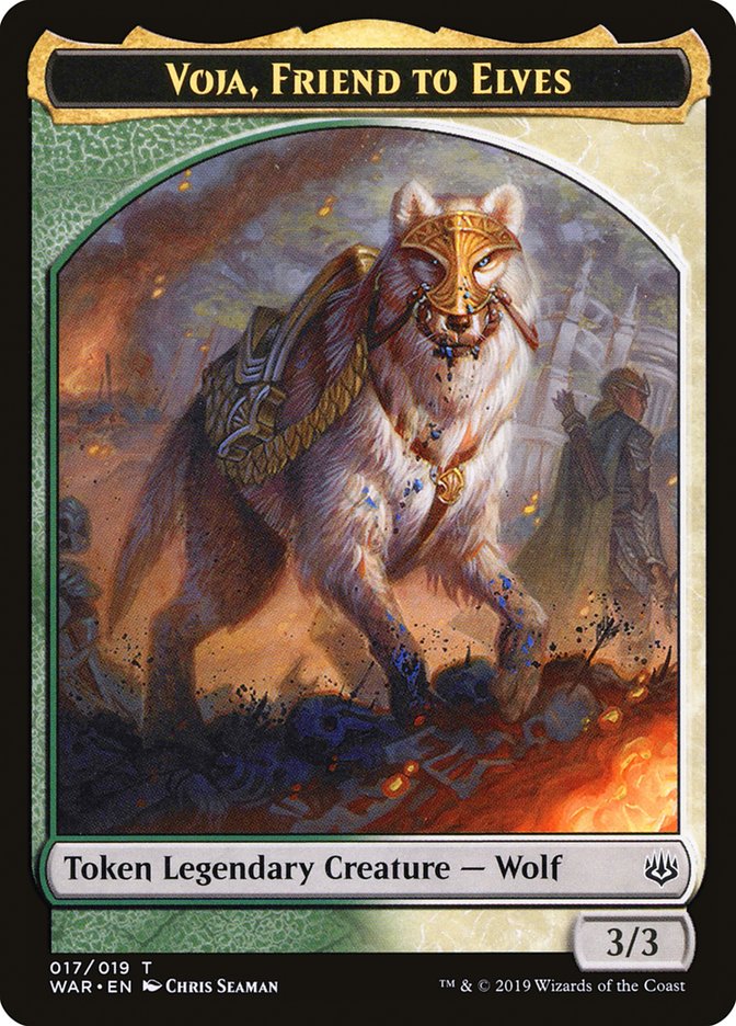 Voja, Friend to Elves Token [War of the Spark Tokens] | Good Games Morley