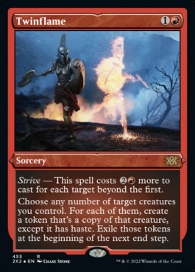 Twinflame (Foil Etched) [Double Masters 2022] | Good Games Morley