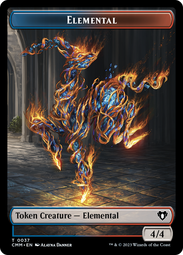 Elemental Token (37) [Commander Masters Tokens] | Good Games Morley