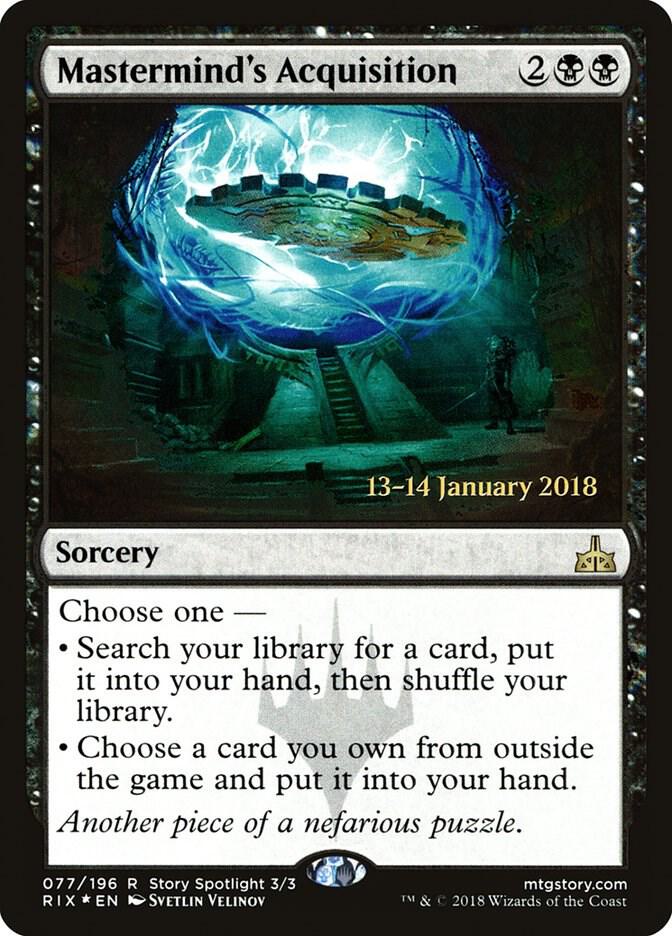 Masterminds Acquisition 77s/98 (Prerelease Cards)  - Foil | Good Games Morley