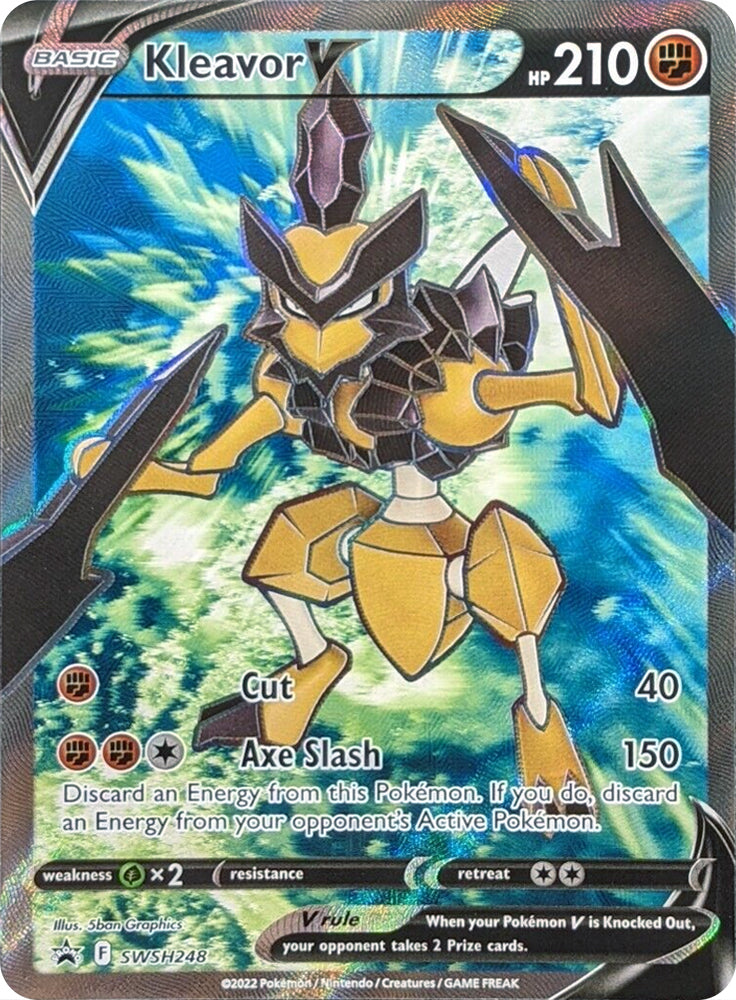 Kleavor V (SWSH248) [Sword & Shield: Black Star Promos] | Good Games Morley