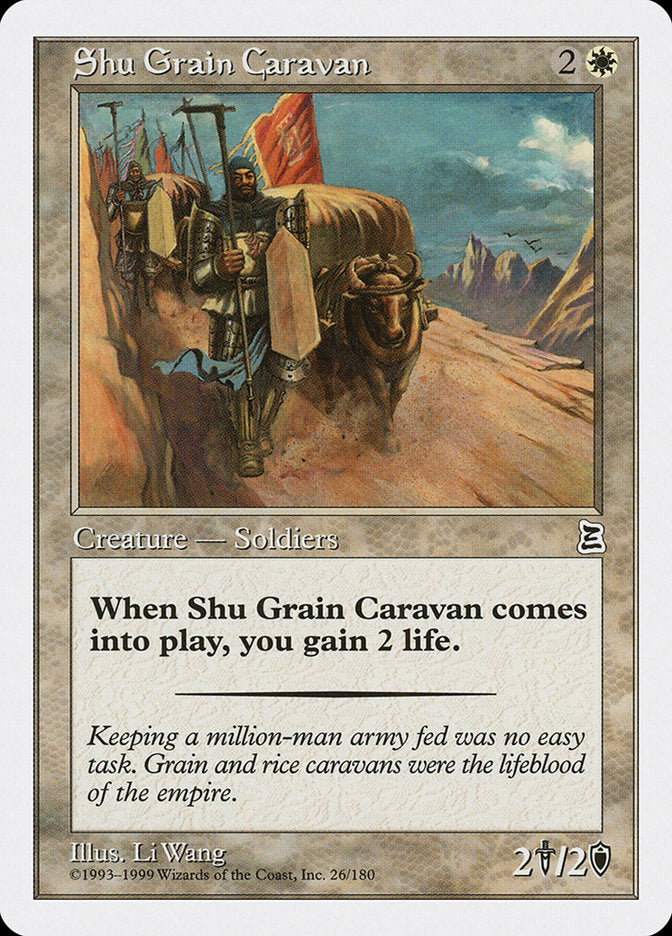 Shu Grain Caravan 26/180 (Portal Three Kingdoms)  | Good Games Morley