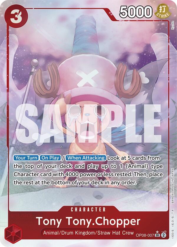 Tony Tony.Chopper OP08-007 (Two Legends)  - Alternate Art Foil | Good Games Morley