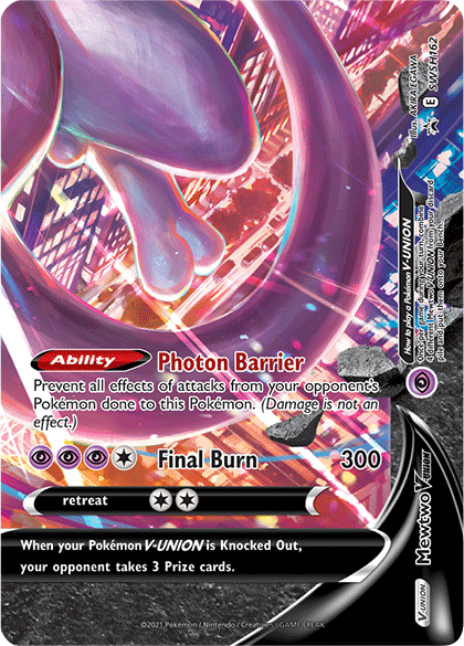 Mewtwo V-Union (SWSH162) [Sword & Shield: Black Star Promos] | Good Games Morley