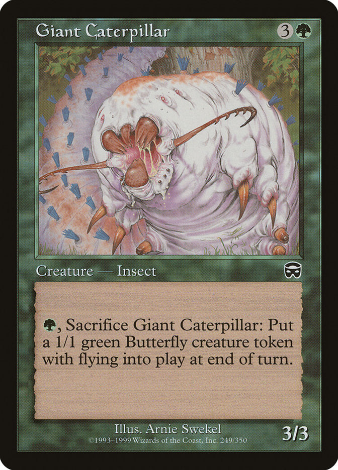 Giant Caterpillar 249/350 (Mercadian Masques)  - Foil | Good Games Morley