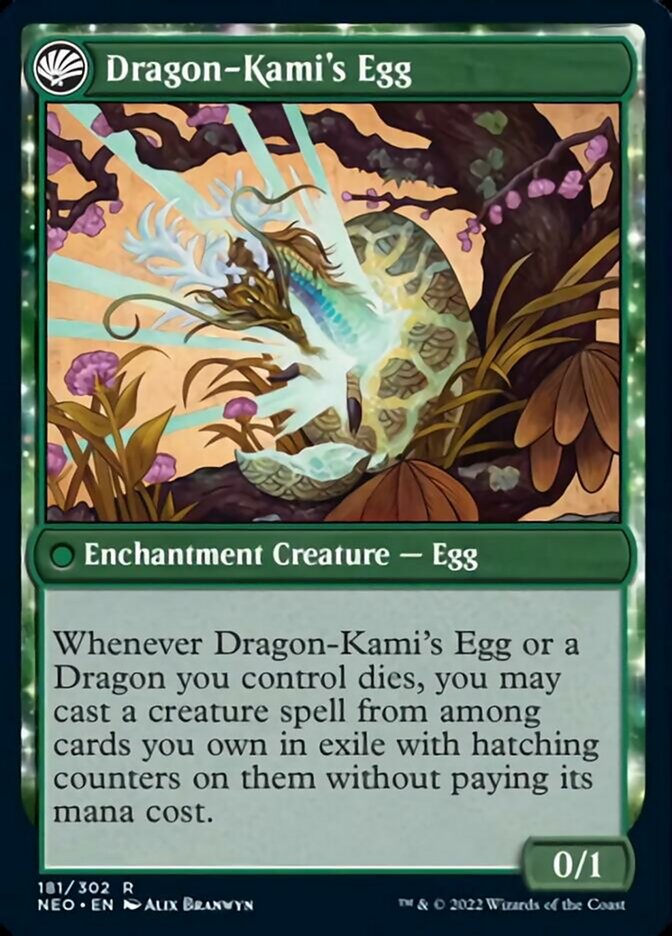 The Dragon-Kami Reborn // Dragon-Kami's Egg [Kamigawa: Neon Dynasty] | Good Games Morley