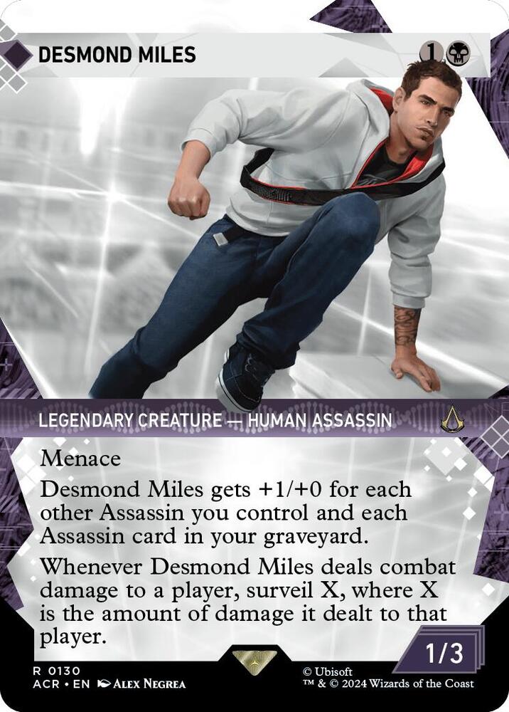 Desmond Miles 130/110 (Universes Beyond: Assassin's Creed)  - Showcase Foil | Good Games Morley