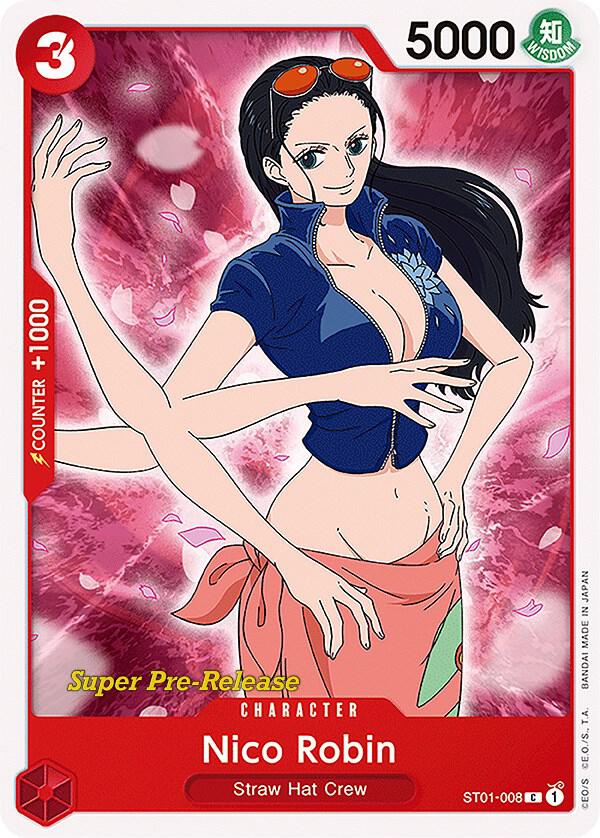 Nico Robin ST01-008 (Super Pre-Release Starter Deck 1: Straw Hat Crew)  | Good Games Morley