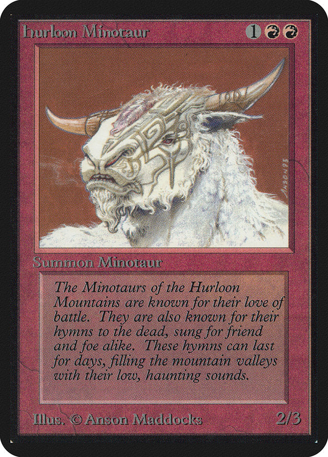 Hurloon Minotaur [Alpha Edition] | Good Games Morley