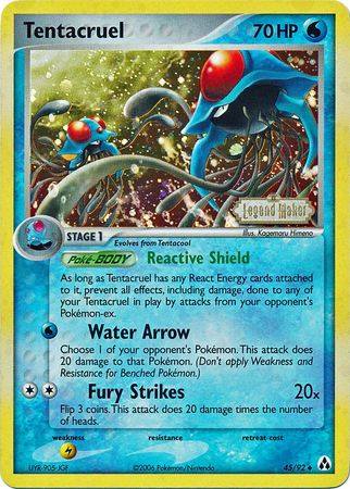 Tentacruel (45/92) (Stamped) [EX: Legend Maker] | Good Games Morley