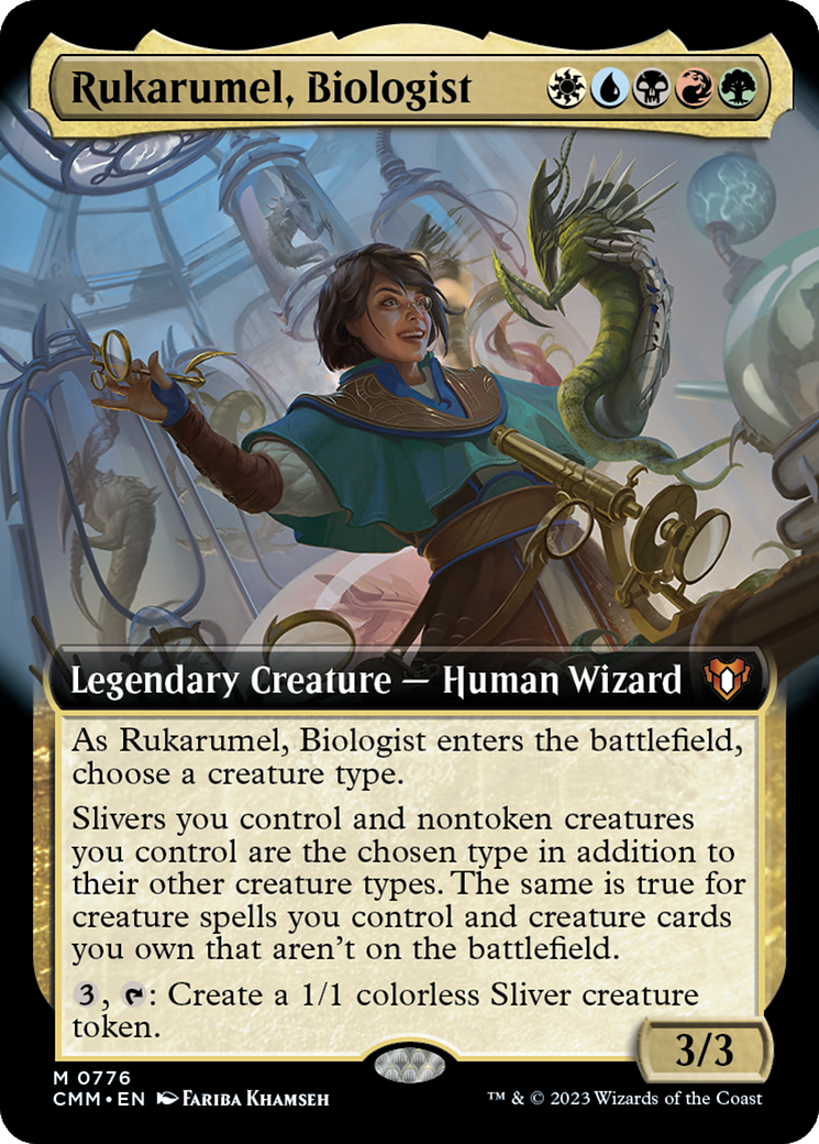 Rukarumel, Biologist (Extended Art) [Commander Masters] | Good Games Morley