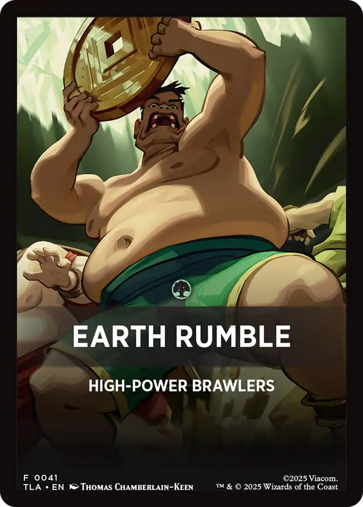Earth Rumble Theme Card [Avatar: The Last Airbender Tokens] | Good Games Morley