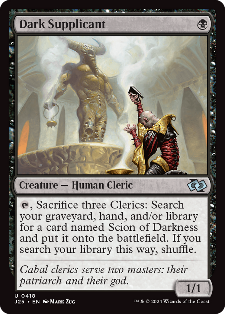 Dark Supplicant [Foundations Jumpstart] | Good Games Morley