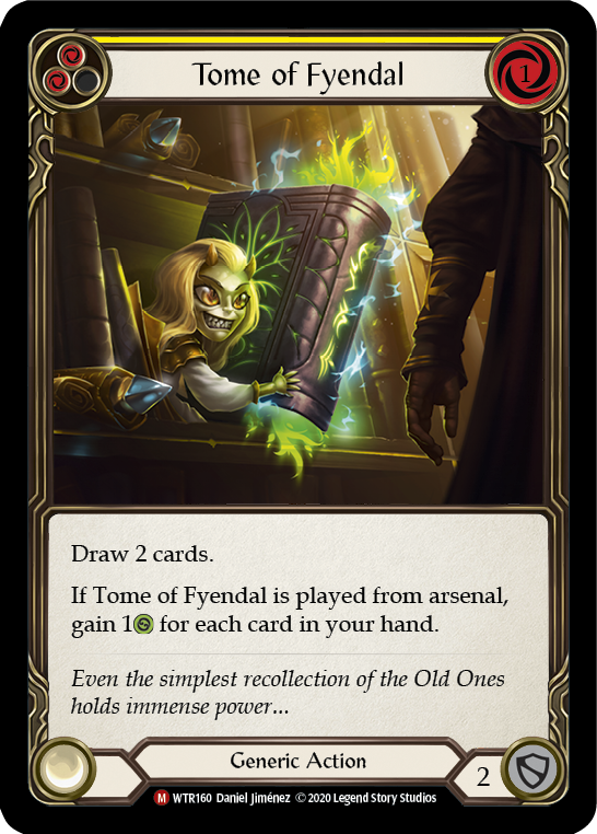 Tome of Fyendal [U-WTR160] (Welcome to Rathe Unlimited)  Unlimited Rainbow Foil | Good Games Morley